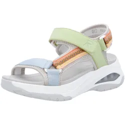 Sandale RIEKER "Rieker Sandalen Textil", Kinder, Gr. 39, bunt (multi), Textil, sportlich, Schuhe