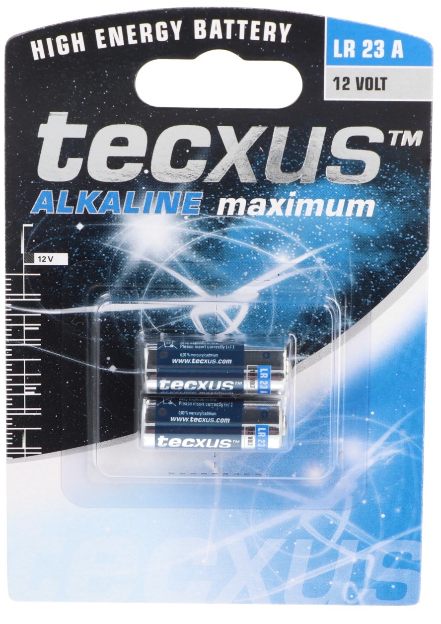 Tecxus LR23 - Alkali-Mangan Batterie (Alkaline), 12 V