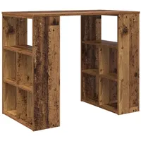 VidaXL Eckschreibtisch Old Wood Massivholz Altholz Mittel