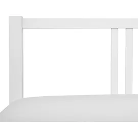 Beliani Vannes 140 x 200 cm Weiß
