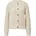Cardigan aus Baumwollmix in Ripp-Optik Beige 48