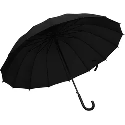 Regenschirm Automatisch Schwarz 120 cm