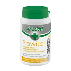 Dr. Seidel FLAWITOL gesunde Haut und schönes Fell Zubereitung mit Traubenflavonoiden, Vitamin und Mineralstoff 60 Tabletten