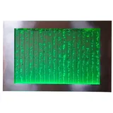 JVmoebel Zimmerbrunnen mit Wasserblasen LED Wasserwand Wasser Bild Auqarium Transparent, Made in Europa weiß