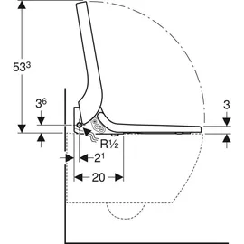 Geberit AquaClean Tuma Comfort Weiß