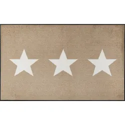 Schmutzfangmatte wash+dry Design ca. 75x120cm im Design Stars sand