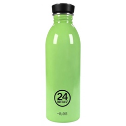 24Bottles Urban Bottle Reactive Yellow Green - Glossy Finish 500ml