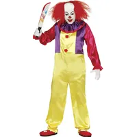 FIESTAS GUIRCA Killer Clown Kostüm Es ist Killer Clown