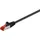 goobay CAT 6 Patchkabel, S/FTP (PiMF), Schwarz - 7,5m