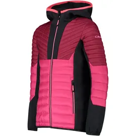 CMP Kid G Hybrid Jacket Fix Hood Fuxia 176
