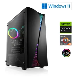 CSL Gaming PC M13030H AMD Ryzen 5 5500 4,2 GHz 32 GB RAM 1000 GB SSD GeForce RTX 3050 Win 11 Home
