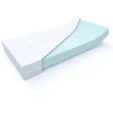 MSS e.K. Aqua Deluxe 7 Zonen Wellness Matratze - H4&H5 | H5&H6 Höhe 16cm | 100 x 200 cm