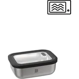 GEFU Frischhaltedose rechteckig schwarz 12 x 5,9 x 15,6 cm 0,6 l