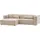 LeGer Home by Lena Gercke Eckcouch Cord 2-Sitzer Beige