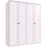 WIMEX Drehtürenschrank Chalet 180 x 210 x 58 cm Weiß