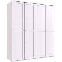 WIMEX Drehtürenschrank Chalet 180 x 210 x 58 cm Weiß