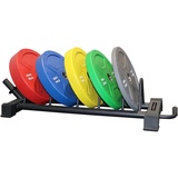 Sporttrend 24® Bumper Plate Rack bis 400 kg | Hantelscheibenständer Scheibenständer Hantelständer Gewichtscheibenständer Gewichtsscheibenständer Ständer Ablage Aufbewahrung für Bumper Weight Plates