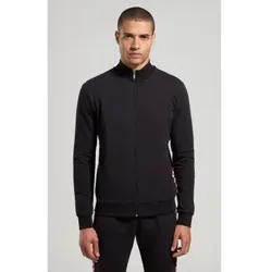 Bikkembergs für Herren. BMF0489 Sweatshirt Details schwarz (M), Lässig, Baumwolle