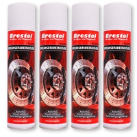 Brestol BREMSENREINIGER 4X 400 ml (7579.2) - Bremsscheibenreiniger Bremssattelreiniger Bremsbelagreiniger Bremsstaubentferner Bremsklotzreiniger Acetonfrei