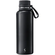 LURCH Isolierflasche schwarz 1 l