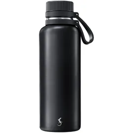 LURCH Isolierflasche schwarz 1 l
