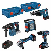 Bosch Professional Akku-Maschinenset inkl. L-Boxx + 3 Akkus 4.0/8.0Ah 0615990M2X