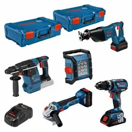 Bosch Professional Akku-Maschinenset inkl. L-Boxx + 3 Akkus 4.0/8.0Ah 0615990M2X