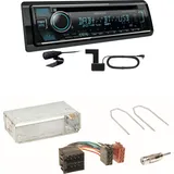 Kenwood KDC-BT760DAB Bluetooth DAB USB Einbauset für Citroen Berlingo bis 2007