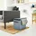 Rotho Maloja Aufbewahrungsbox 40,0 x 29,0 x 29,5 cm 2-tlg. blau