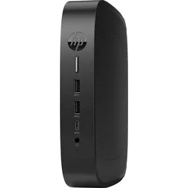 HP Elite t655 Thin Client - SFF - 1 x Ryzen Embedded R2314 / 2.1 GHz - RAM 4 GB 32 GB eMMC - Radeon Graphics PC, Schwarz