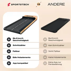 Sportstech WoodPad Pro Braun