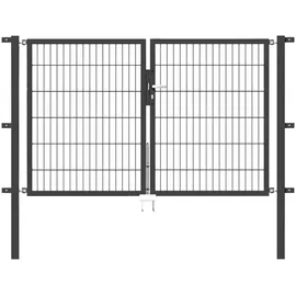 GAH Alberts Dopeltor Flexo 200 cm 6/5/6 anthrazit 648435