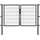 GAH Alberts Dopeltor Flexo 200 cm 6/5/6 anthrazit 648435