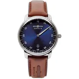 Zeppelin Captain’s Line Monotimer Leder 41 mm 8642-3