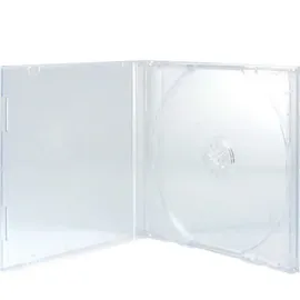 Xlayer 100 DVD CD Hüllen Jewelcase transparent
