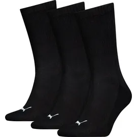 Puma Cushioned Crew Socken 3er Pack Schwarz 39-42