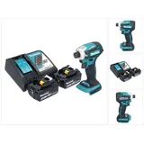 Makita DTD 172 RG Akku Schlagschrauber 18 V 180 Nm 1/4" Brushless + 2x Akku 6,0 Ah + Ladegerät