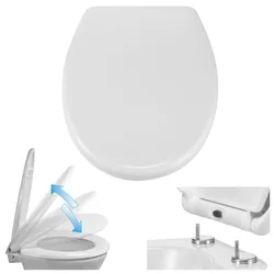 HI WC Sitz Duroplast Absenkautomatik Toiletten Deckel Klo Brille