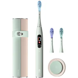 oclean X Ultra 20 S Green + Aufsteckbürsten 3 St. + Reiseetui