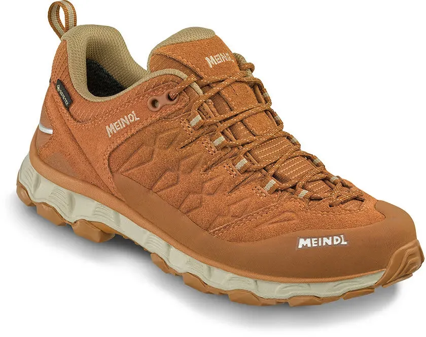 Meindl Lite Trail Lady GTX Damen Wanderschuhe Trekkingschuhe Low terracotta/natur 411⁄2 orange