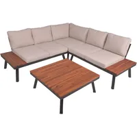 Garden Pleasure Lounge-Set THERESA 4tlg. braun