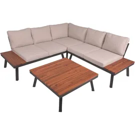 Garden Pleasure Lounge-Set THERESA 4tlg. braun
