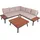 Garden Pleasure Lounge-Set THERESA 4tlg. braun