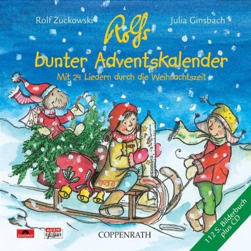 Rolfs Bunter Adventskalender. Mit 24 Liedern durch die Weihnachtszeit [Audio CD] Rolf Zuckowski und seine Freunde (Neu differenzbesteuert)