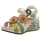 LAURA VITA Keilsandalette Damen Beige 39