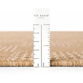 Ted Baker Dorothy Wendeteppich", beige Jute weiß), B:200cm H:8mm L:300cm, Polypropylen, Teppiche, Teppich, Designteppich, Wetterfest, Pflegeleicht, Modern, Wohnzimmer, Terrasse