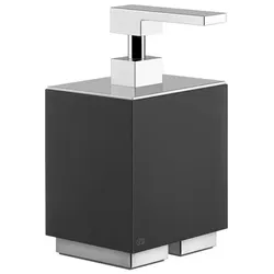 Gessi Rettangolo Accessoires Seifenspender Standversion, Behälter schwarz, 20838030, Farbe: Kupfer PVD