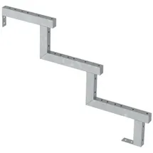 Plus Stahltreppenwange 17 cm Stahl
