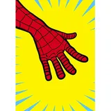 KOMAR Poster Spider-Man Gelb und Rot 30 cm x 40 cm 612849