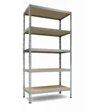 TKT Aktenregal Metall 180x92x46 cm silber